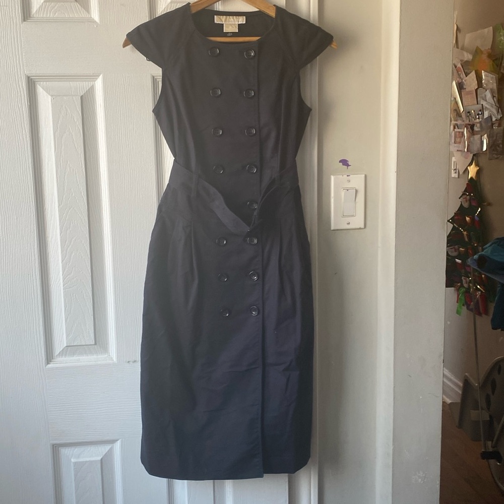 Michael Kors, extra small utility dress navy blue